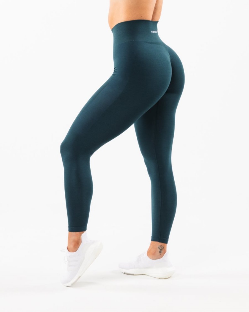 Women's Alphalete Amplify Legging Leggings Midnight | 1948-SXBUA