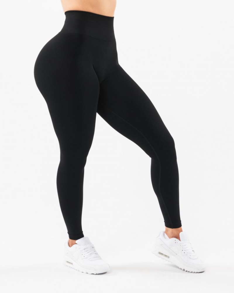 Women's Alphalete Amplify Legging Leggings Black | 4137-ZPRIO