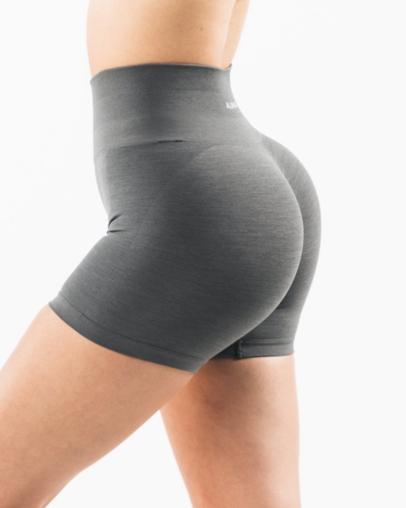 Women's Alphalete Amplify Short 4.5" Shorts Smoke | 4581-HTDOA