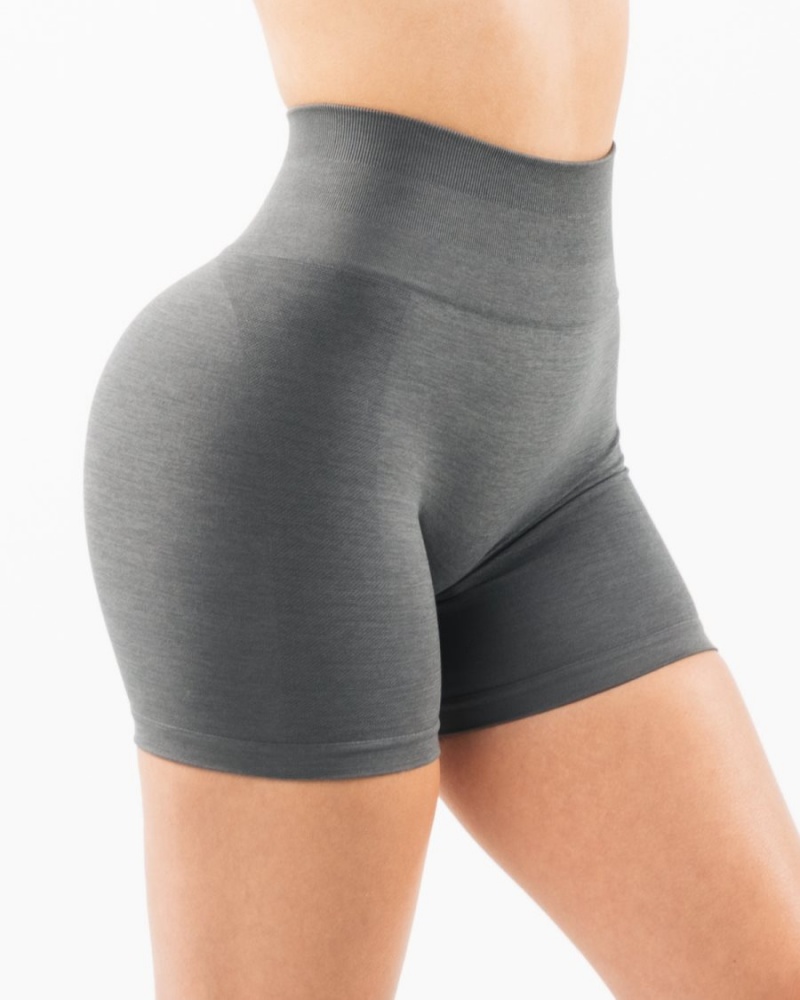 Women's Alphalete Amplify Short 4.5" Shorts Smoke | 4581-HTDOA