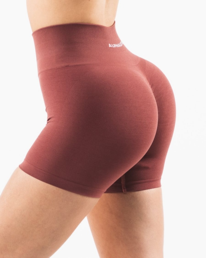 Women's Alphalete Amplify Short 4.5" Shorts Autumn | 3804-VFNIH