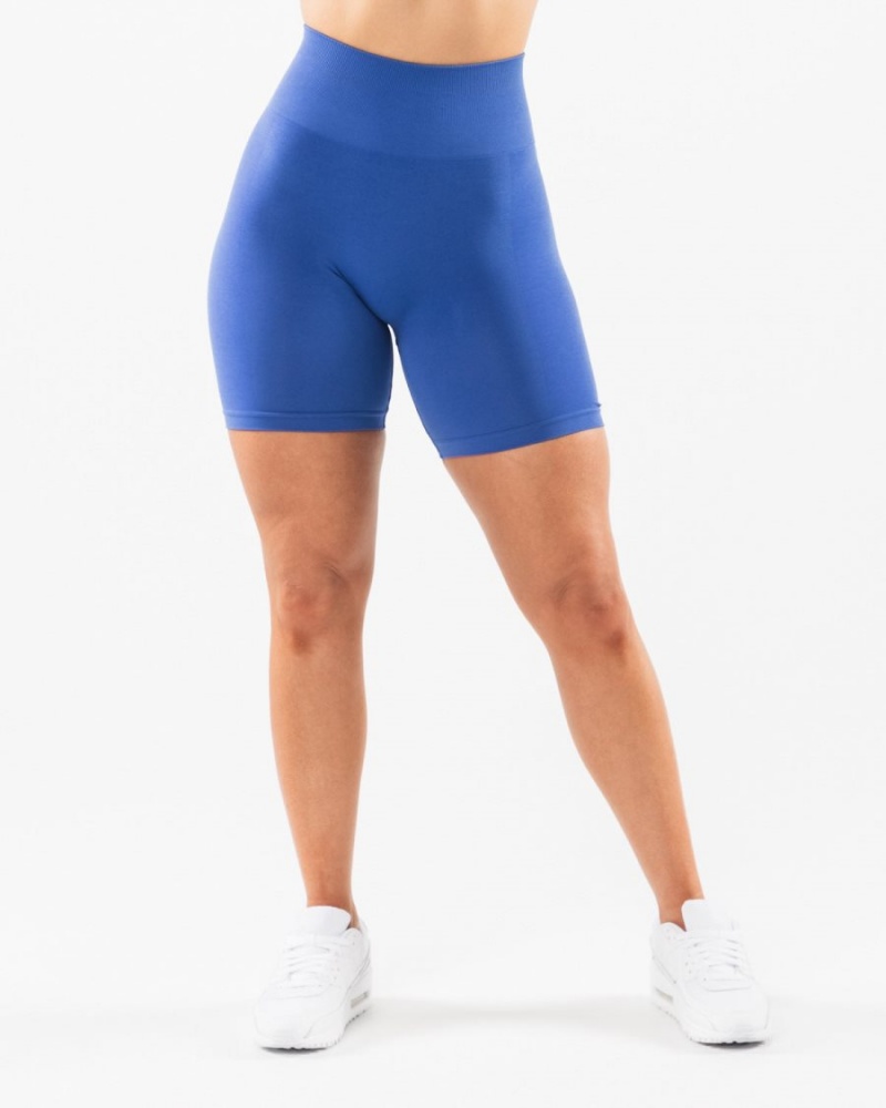 Women's Alphalete Amplify Short 6.5” Shorts Sapphire | 5236-WMZQK