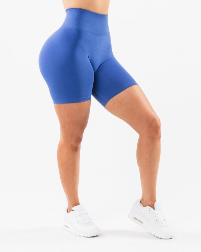 Women's Alphalete Amplify Short 6.5” Shorts Sapphire | 5236-WMZQK