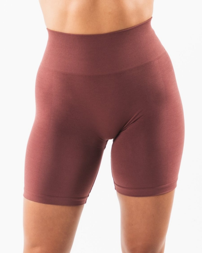 Women's Alphalete Amplify Short 6.5” Shorts Autumn | 8132-GNHMC