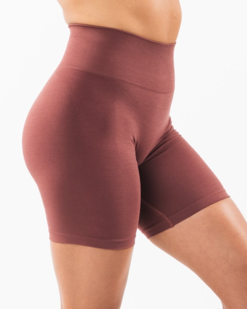 Women's Alphalete Amplify Short 6.5” Shorts Autumn | 8132-GNHMC