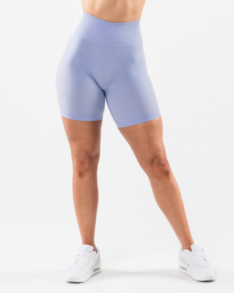 Women's Alphalete Amplify Short 6.5” Shorts Mystic Blue | 0297-BEMTR