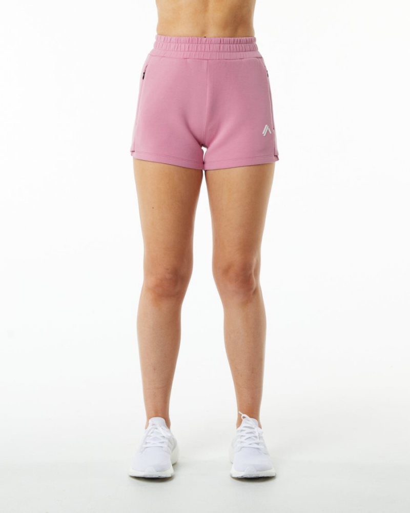 Women's Alphalete ELMTS Athletic Short 3.5" Shorts Confetti | 5419-NJIMW