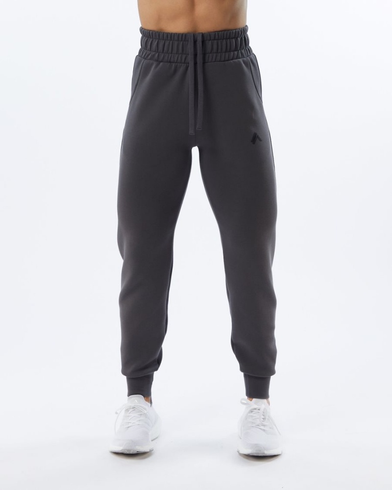 Women's Alphalete ELMTS Cuffed Jogger Jogger Charcoal | 2015-FXBIS