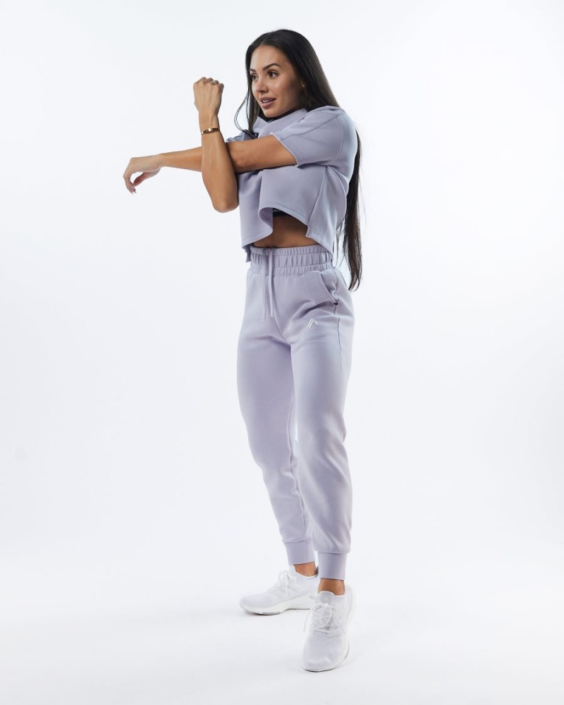 Women's Alphalete ELMTS Cuffed Jogger Jogger Lilac | 8204-ZOJEK