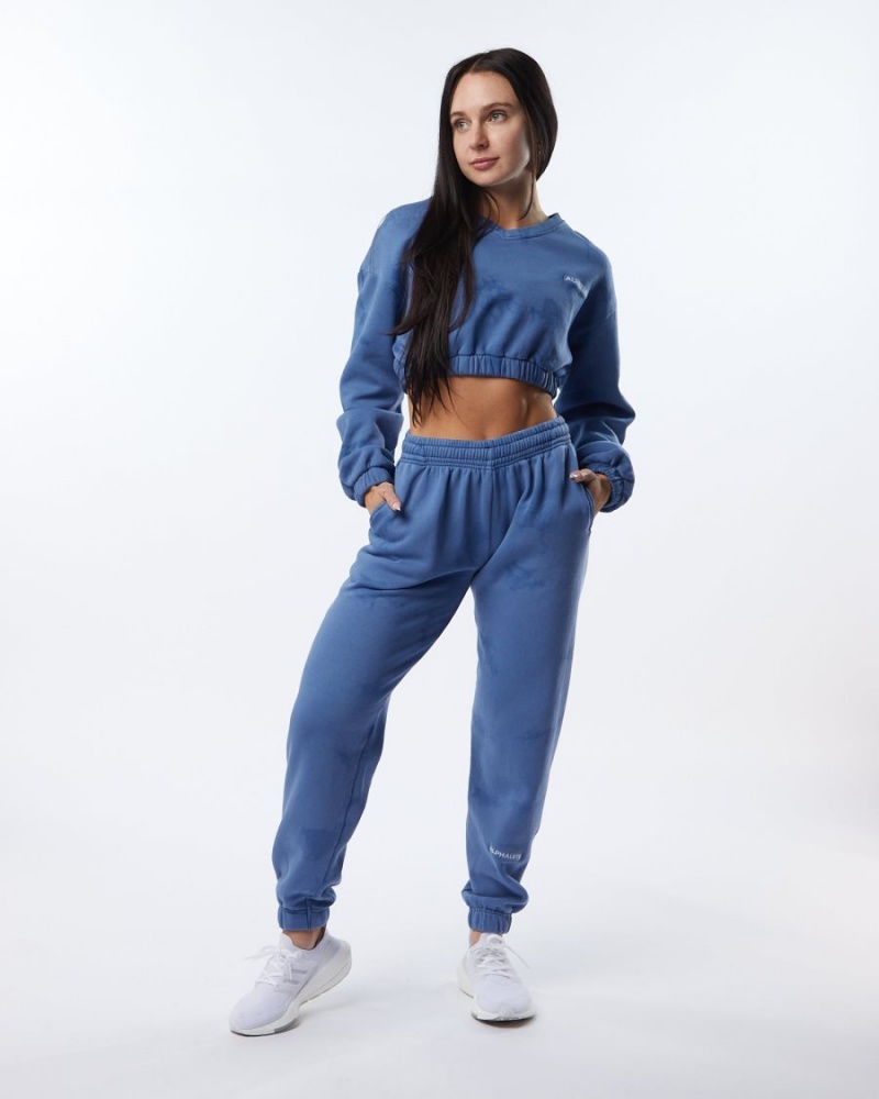 Women's Alphalete HCTS Jogger Jogger Blue Moon | 4816-LQXTC