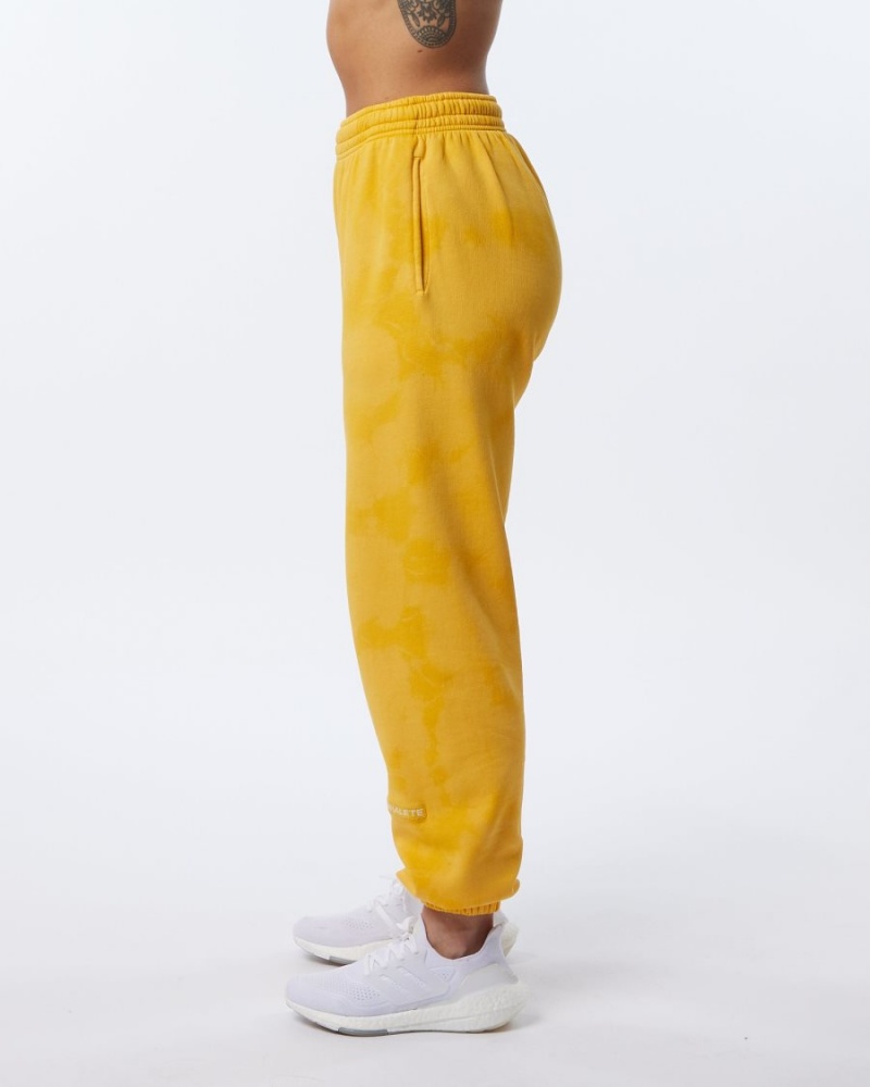 Women's Alphalete HCTS Jogger Jogger Honey | 7368-OYDQJ