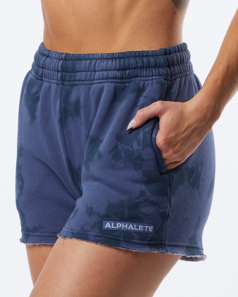 Women's Alphalete HCTS Short 3.5" Shorts Moonlight | 9312-YVCRS