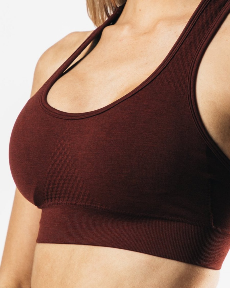 Women's Alphalete Impact Bra Sports Bra Copper | 2461-YESMO