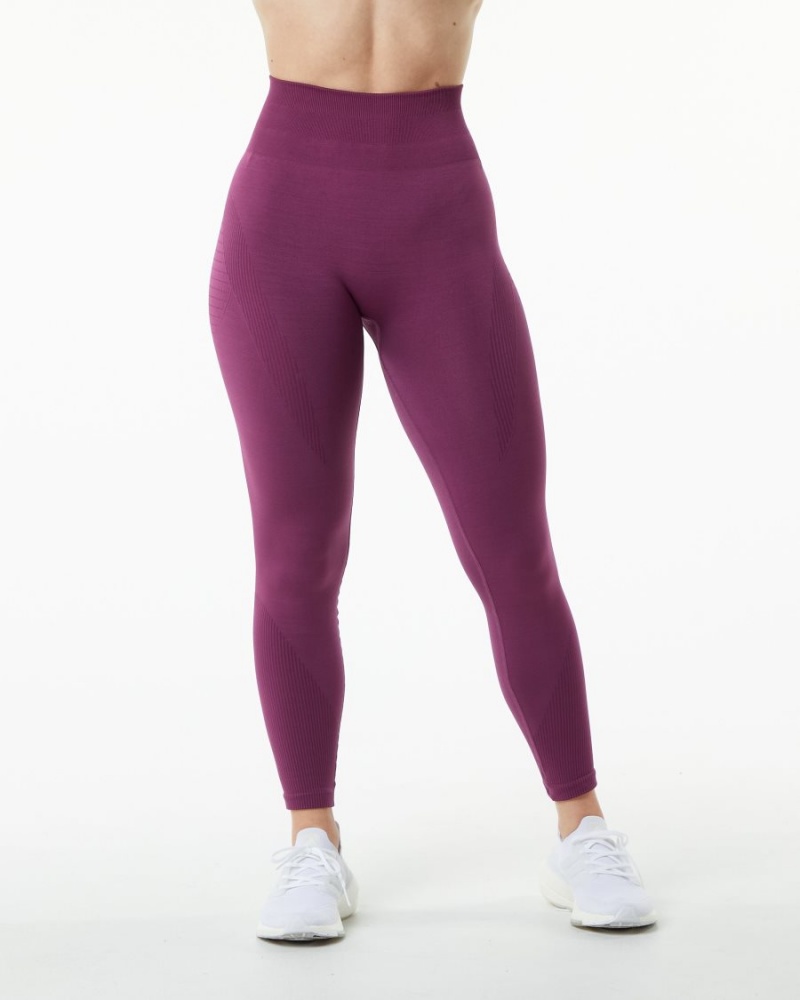 Women's Alphalete Ozone Legging Leggings Grape | 2713-UOLJE