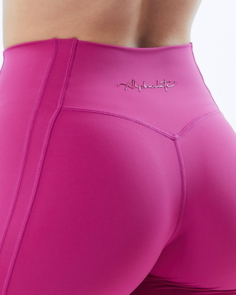 Women's Alphalete Pulse Kinetic Legging Leggings Arcade Pink | 3724-JGETK