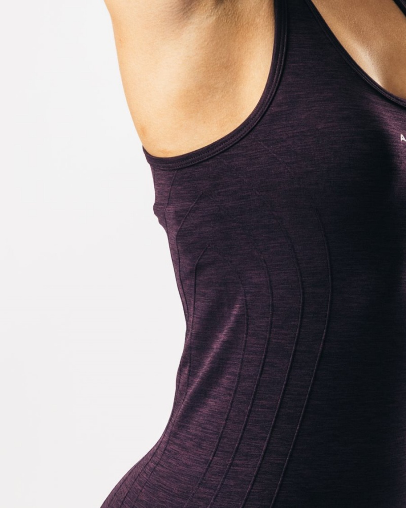 Women's Alphalete Seamless Tank Tank Top Twilight | 5108-BEKUC