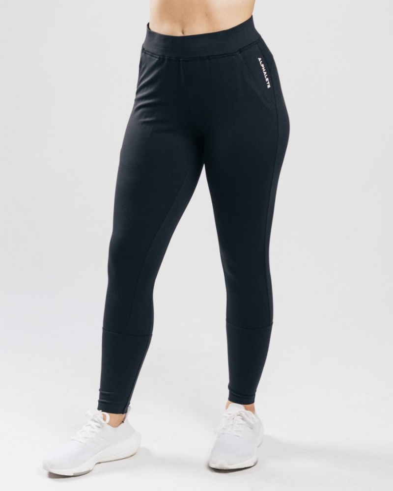 Women's Alphalete Trace Jogger Jogger Black | 5106-FWPOQ