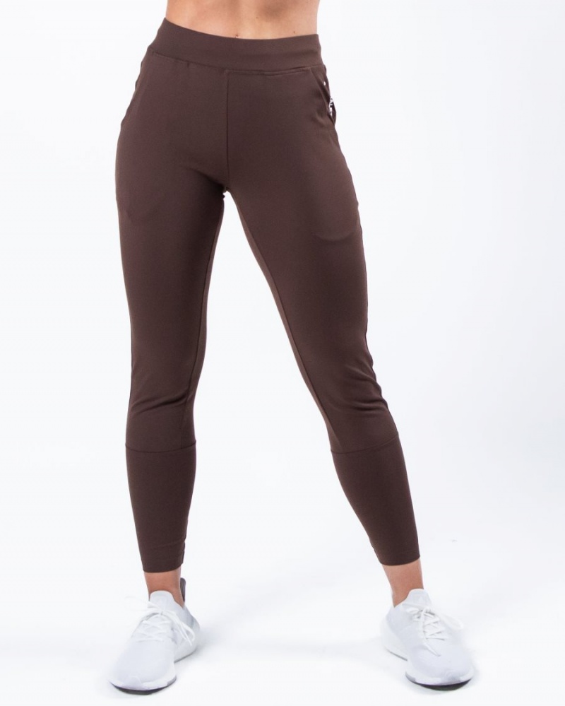 Women's Alphalete Trace Jogger Jogger Coffee | 6921-FTIDE