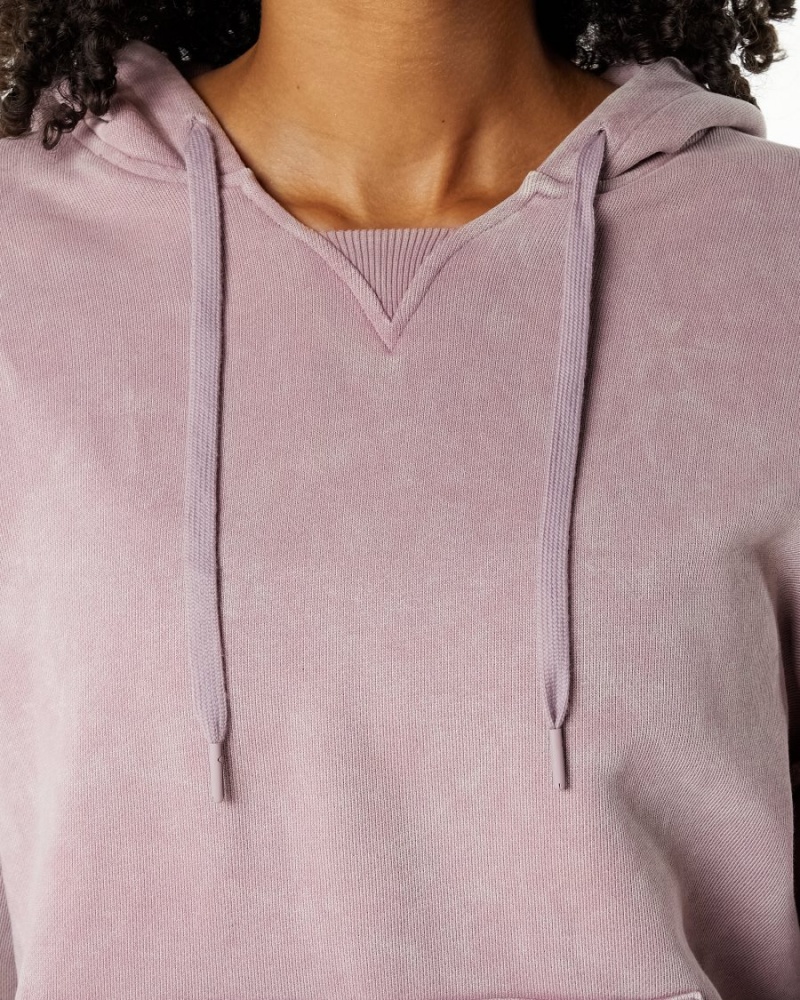 Women's Alphalete Very Terry Hoodie Hoodie Rose Quartz | 8561-LAXCO