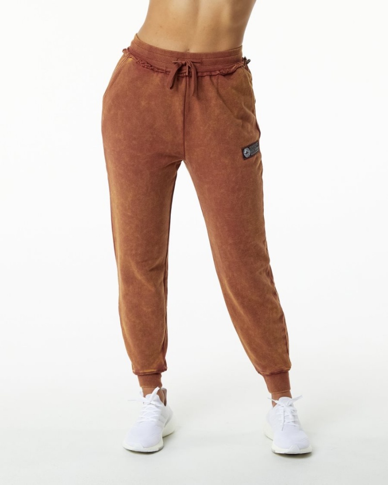 Women's Alphalete Very Terry Jogger Jogger Bloodstone | 2681-KRPEU