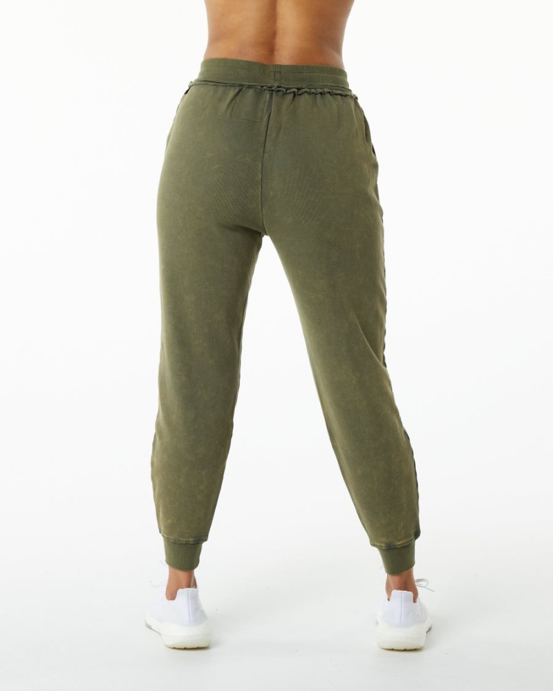 Women's Alphalete Very Terry Jogger Jogger Green Aventurine | 4238-NZKBA