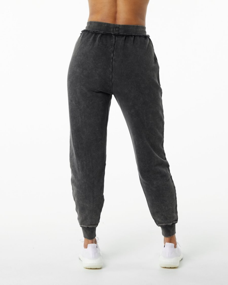 Women's Alphalete Very Terry Jogger Jogger Onyx | 1509-MHGFW