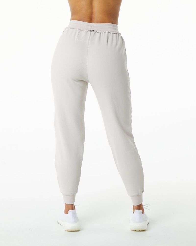 Women's Alphalete Very Terry Jogger Jogger Moonstone | 8792-ILJYA