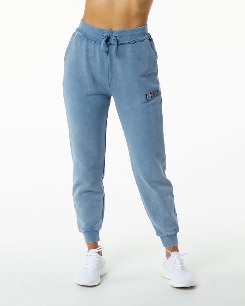 Women's Alphalete Very Terry Jogger Jogger Celestial Blue | 0173-KUWLR