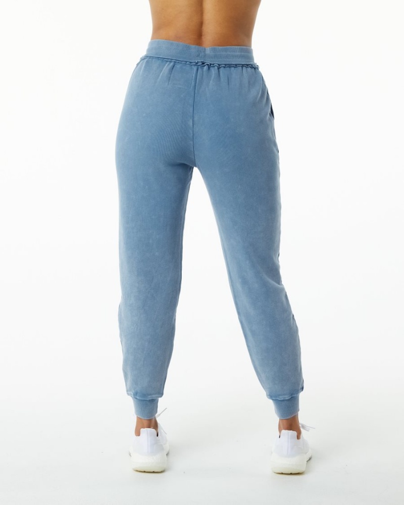 Women's Alphalete Very Terry Jogger Jogger Celestial Blue | 0173-KUWLR